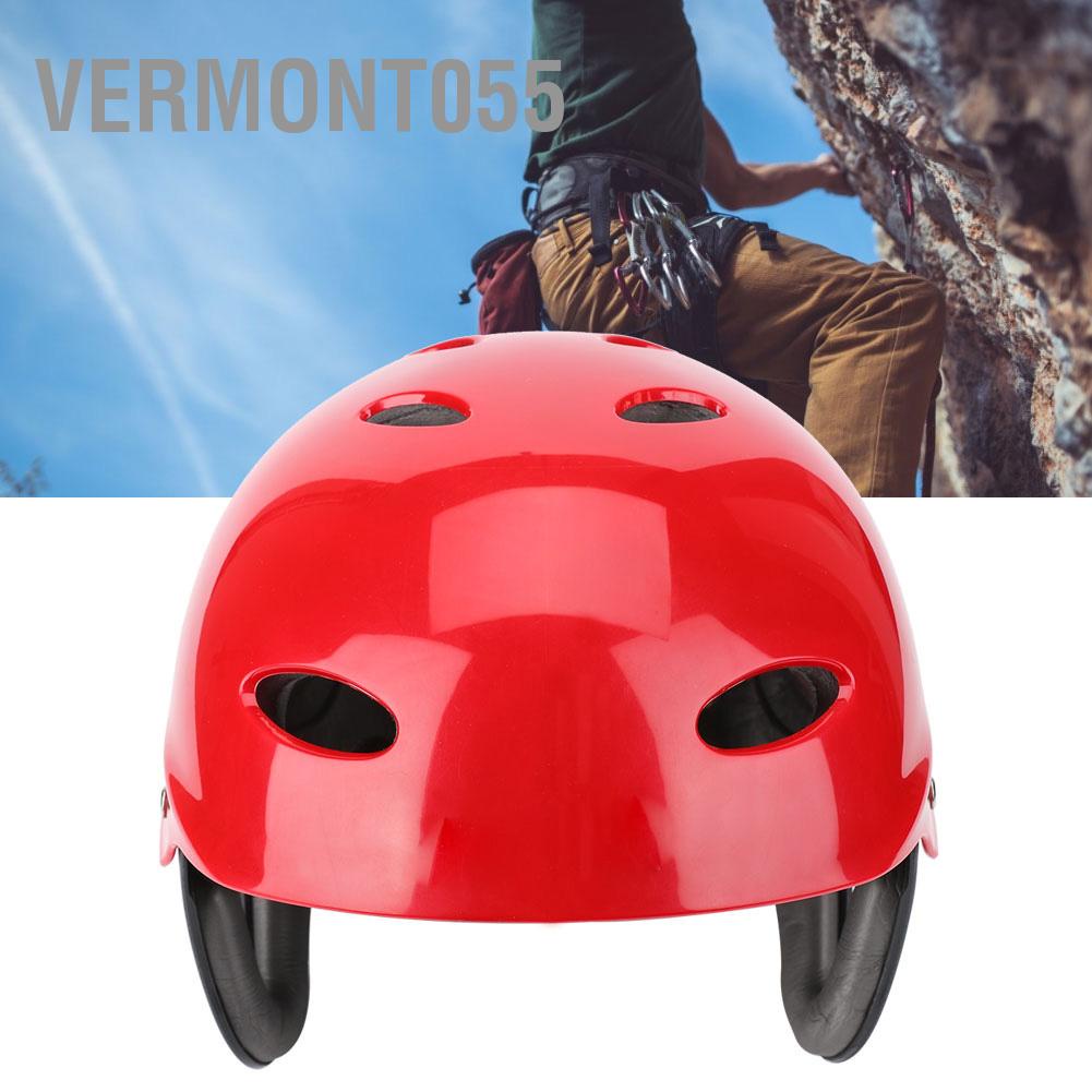 Hàng Hot Thể thao ngoài trời Mũ bảo hiểm an toàn có thể điều chỉnh Núi đá Trượt băng Mũ bảo hiểm bảo vệ đầu Hàng giao ngayVermont055