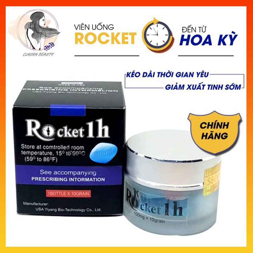 Rocket 1h Tăng Cường Sinh Lý Nam Kéo Dài Cuộc Yêu Hàng Chính Hãng - CLAURA BEAUTY