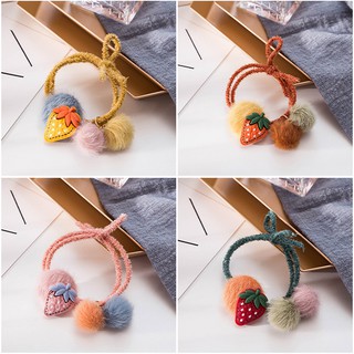 CH099 Cột tóc Strawberry handmade 4 màu