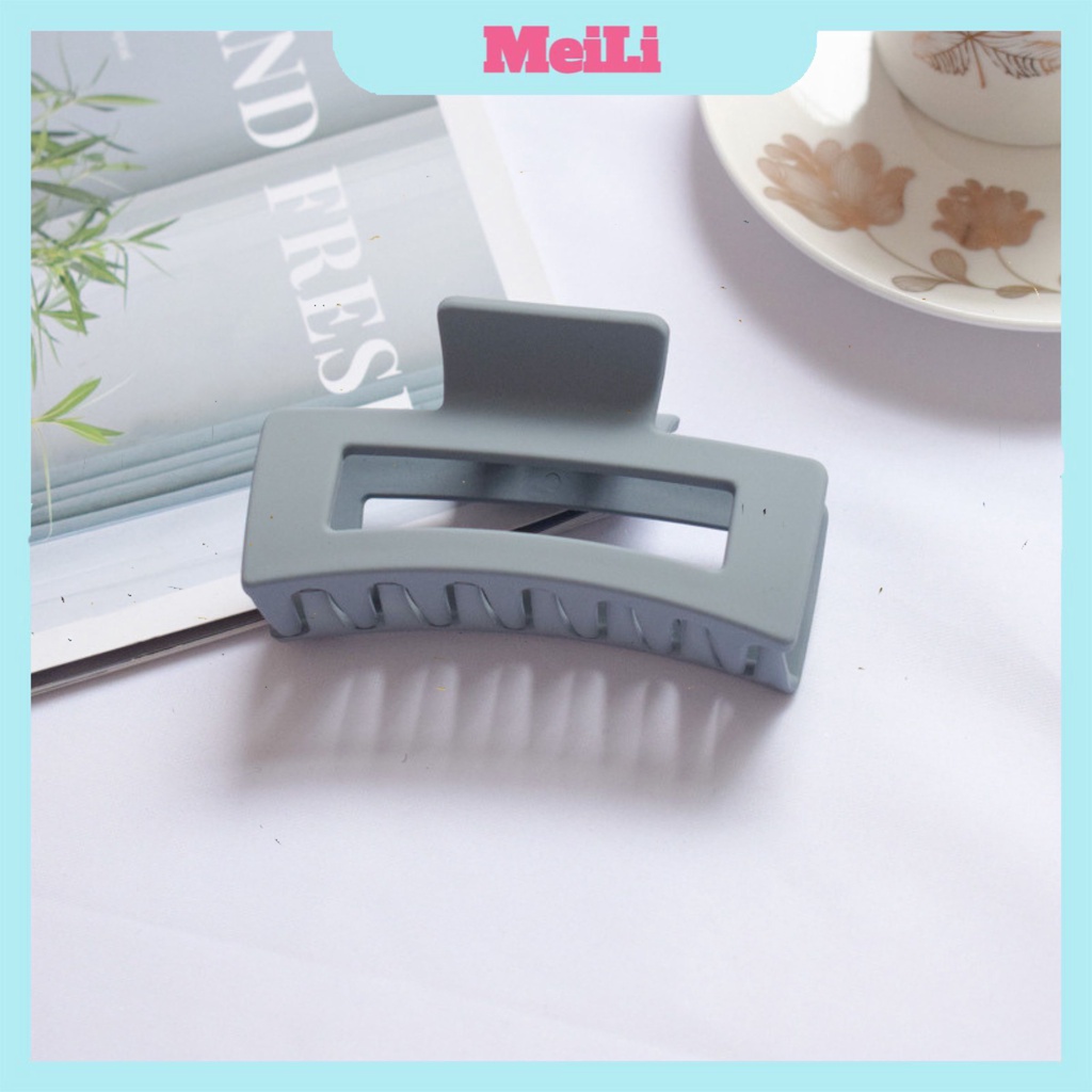 Kẹp tóc càng cua trơn❤️FREESHIP❤️kẹp tóc Hàn Quốc nhiều màu dáng vuông (tuyển sỉ).