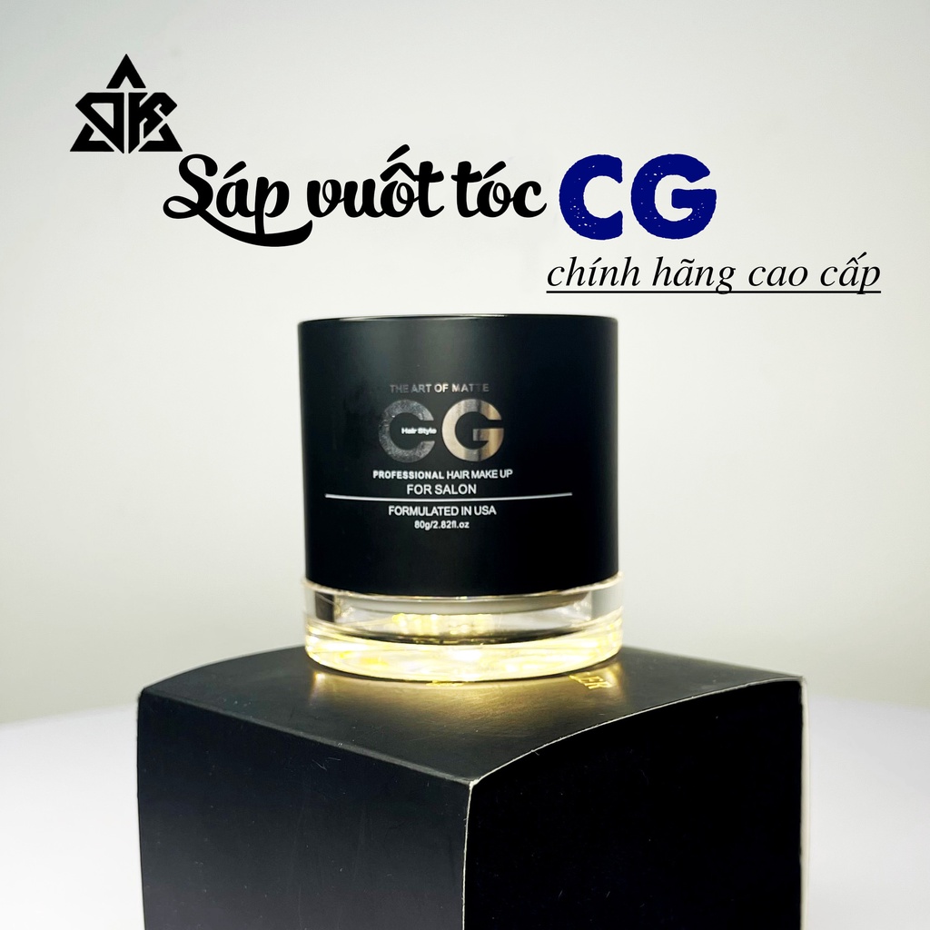 Sáp Vuốt Tóc Nam CG Chính Hãng Cao Cấp 80g Hương Nước Hoa