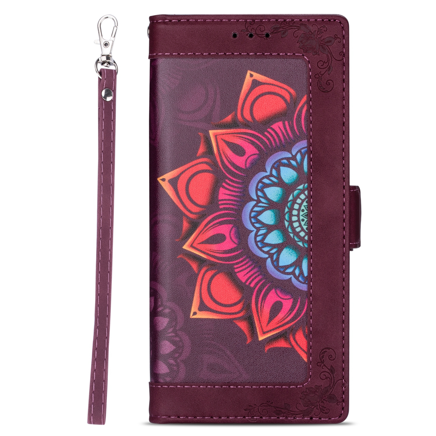 MANDALA Ốp Lưng Nắp Gập In Hình 3d Cho Điện Thoại Samsung Galaxy Note 8 / Note 9 / Note 10 / Note 10 Plus / Note 20 / Note 20