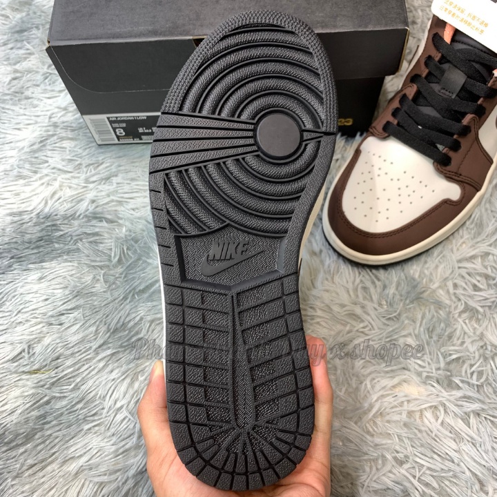 [ Pkdsneaker25 ] Giày Jordan mocha low đen nâu hồng trắng cổ thấp nam nữ
