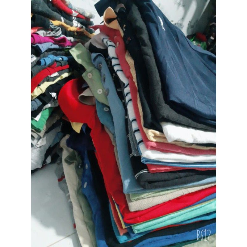 Áo polo loại 2 mix đuôi 2hand ( ngẫu nhiên ko chọn mẫu ) chỉ chọn size | BigBuy360 - bigbuy360.vn