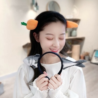 Băng đô cài tóc cà rốt con cá khóc nhè