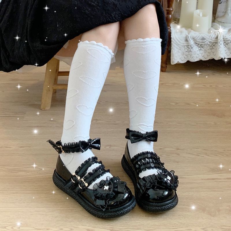 Giày Búp Bê Da Đế Dày Thời Trang Mùa Thu Lolita Nhật Bản 2022 Dành Cho Nữ