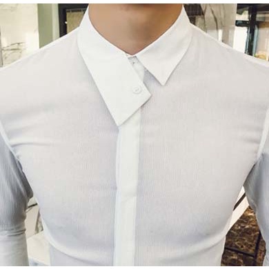 Áo sơ mi nam, Áo sơ mi tay lỡ làm từ hỗn hơp rợi tổng hợp, co giãn nhẹ, mặc thoải mái, thấm hút mồ hôi N17