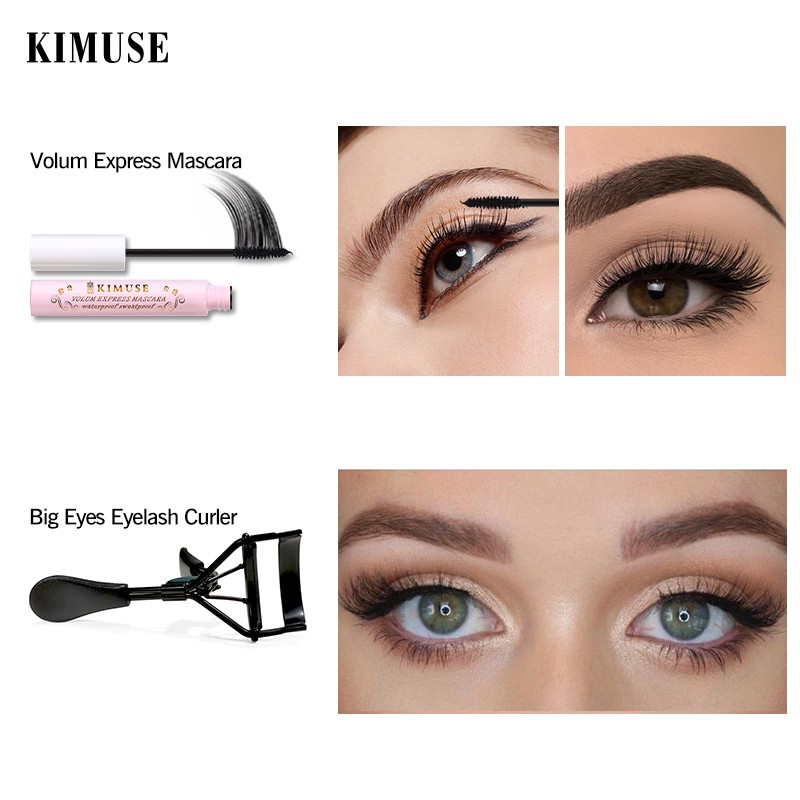 Bộ mascara và kẹp lông mi Kimuse trang điểm mắt quyến rũ 120g