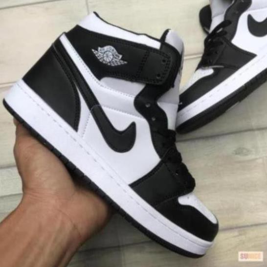⚡XẢ KHO⚡ Giày thể thao Nike_air Jodan cao cổ đen trắng chất :