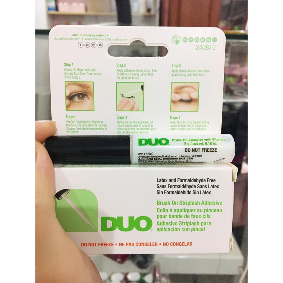 Keo dán mi giả Duo