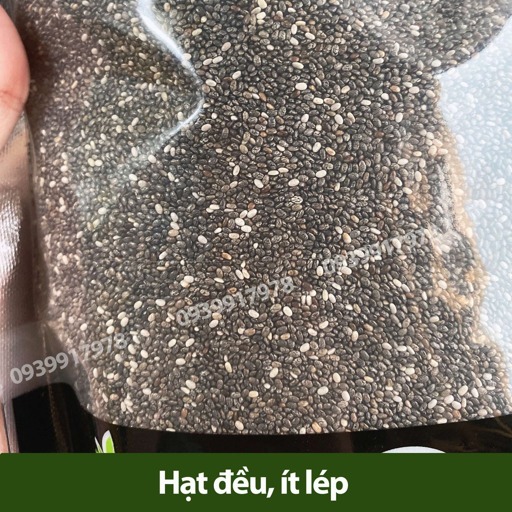 Hạt Chia Úc 1KG [Giảm Cân - Ăn Kiêng] Hạt Chia Hữu Cơ Chuẩn Organic Chất Lượng Sạch - Đều - Đẹp