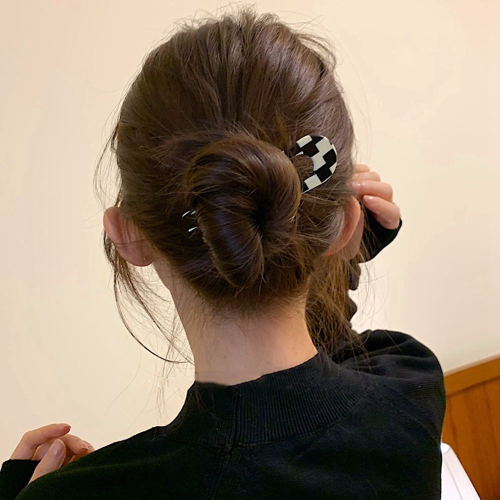 Kẹp Tóc Hình Chữ U Phong Cách Hàn Quốc Cổ Điển Dễ Phối Đồ Cho Nữ