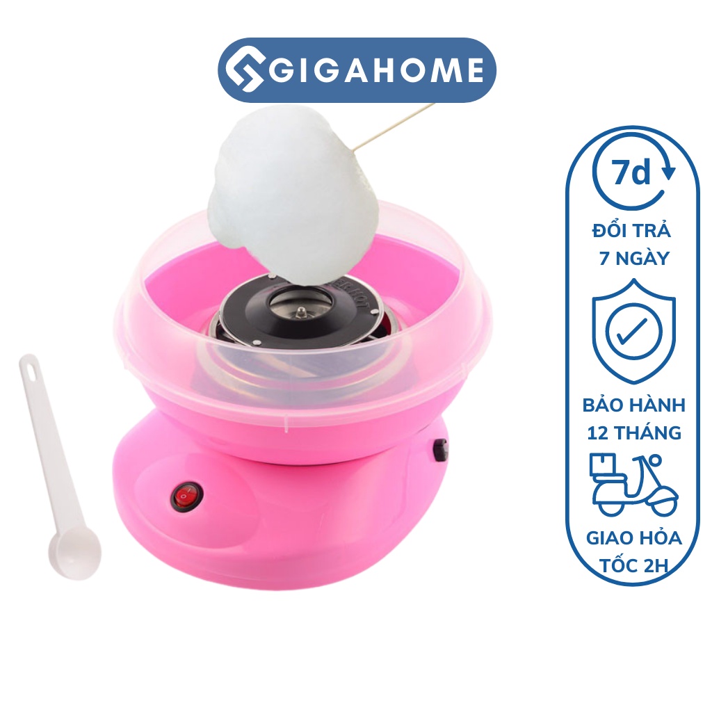 Máy Làm Kẹo Bông Gòn Thông Minh GIGAHOME Dùng Được Nhiều Loại Đường, Kẹo 2309