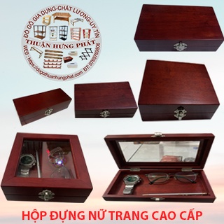 Hộp Gỗ Cao Cấp đựng Nữ Trang, Vàng ,Trang sức