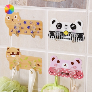 Móc Dán Tường Họa Tiết Hoạt Hình Dễ Thương
