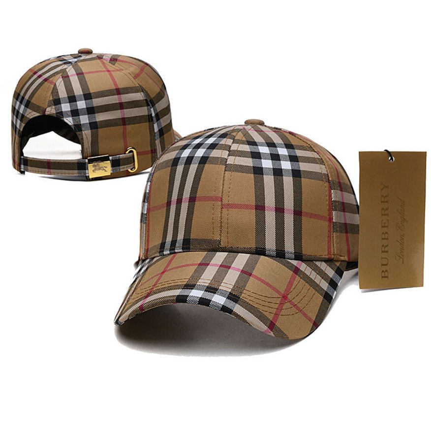 Mũ lưỡi trai BURBERRY phong cách thể thao thời trang mùa hè cho nam và nữ có thể điều chỉnh 6 Lu78
