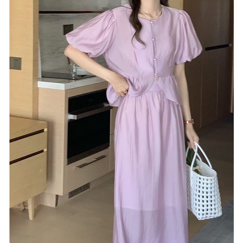 2022 [spot] Váy Thời Trang Pháp Nhẹ Nhàng