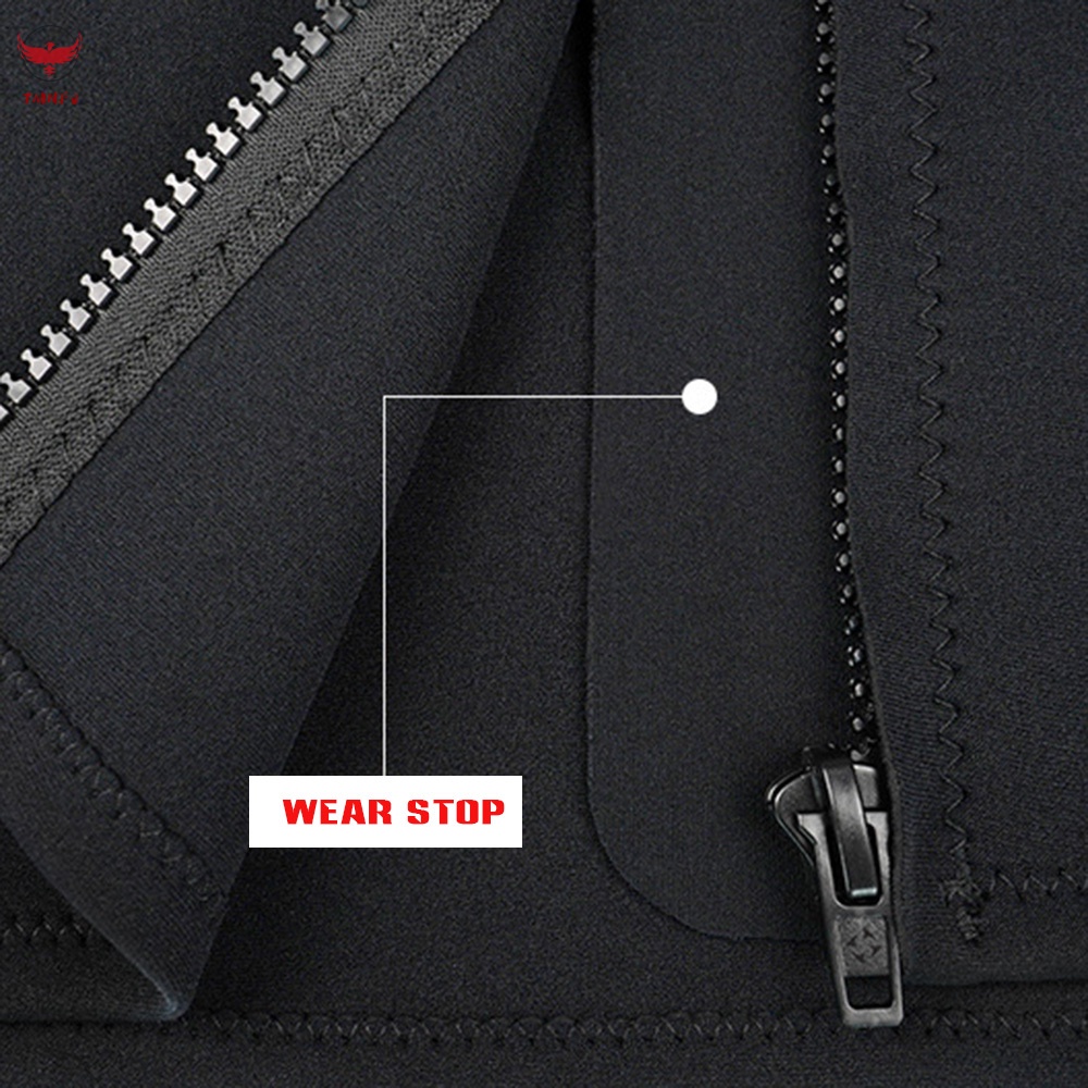 Bộ Đồ Lặn Dài Tay Có Khóa Kéo Chất Liệu Cao Su Tổng Hợp Siêu Bền Thời Trang Cho Nam