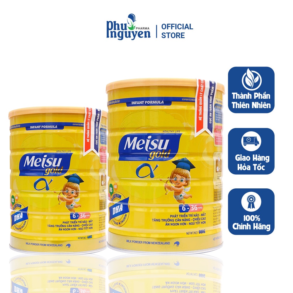 Sữa Bột Mejsu Gold Hỗ Trợ Tăng Trưởng Chiều Cao Giúp Trẻ Phát Triển Trí Não - 400g/900g