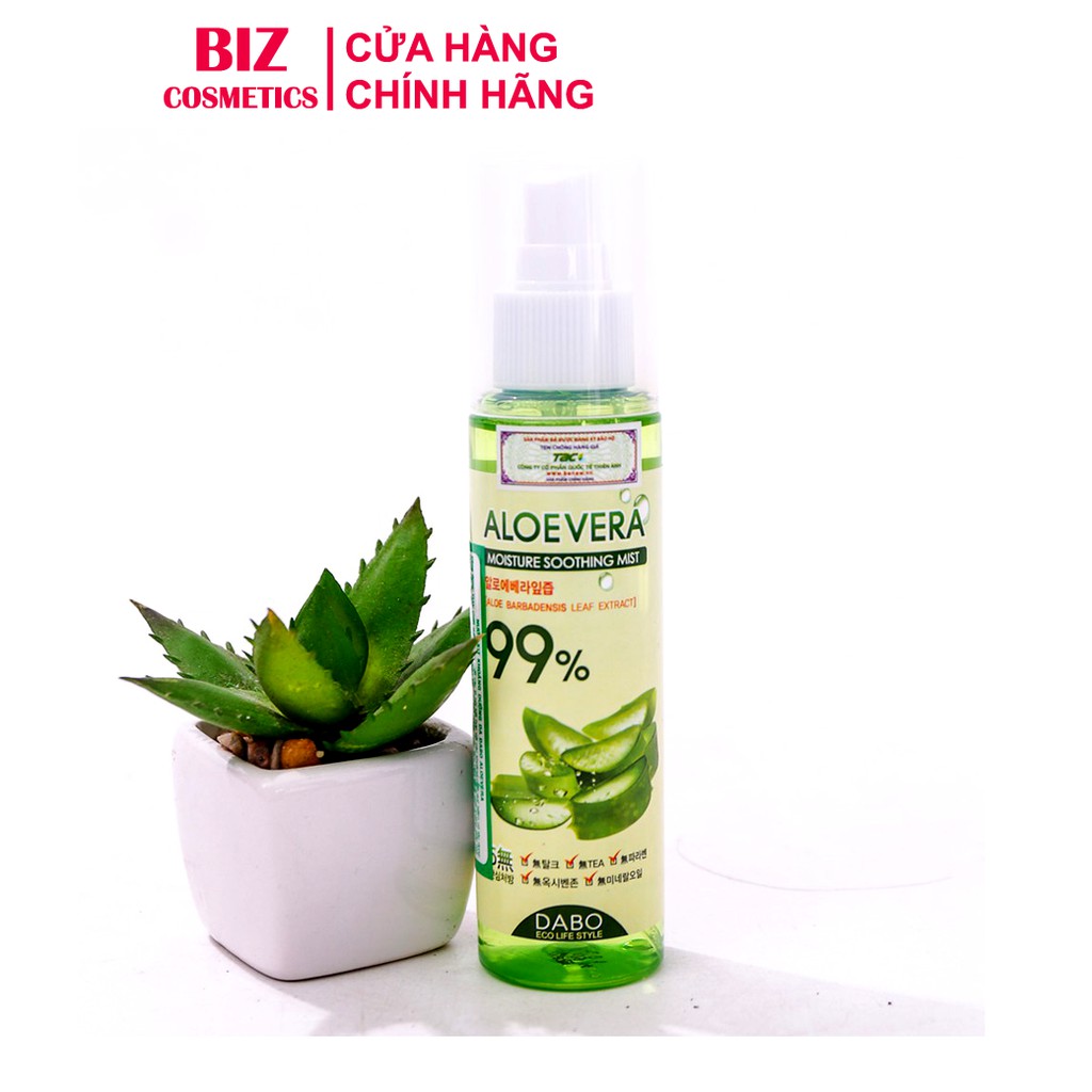 Nước xịt khoáng cao cấp dưỡng da Dabo Aloevera 100ml