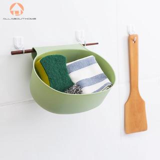 ABH❤Over The Cabinet Kitchen Bath Waste Bin Trash Can Basket Hanging Rack Holder