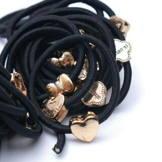 dây chun buộc tóc màu đen