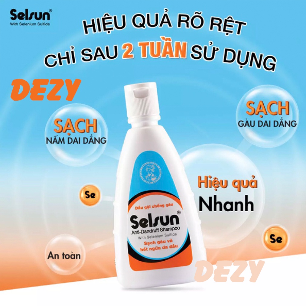 Gói Dầu Gội Đầu Selsun 5g Anti - Dandruff Shapoo Giảm Gàu Da Dầu - Ngừa Gàu Trở Lại Chăm Sóc Tóc Rohto Nhật Bản - Dezy