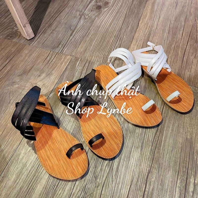 Sandal nữ bệt xỏ ngón chiến binh dây quai chéo