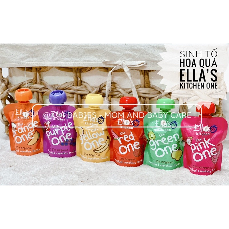 Hoa Quả Nghiền Hữu Cơ Ella's Kitchen The Color UK Cho Bé Từ 6m+ [OH BABIES]