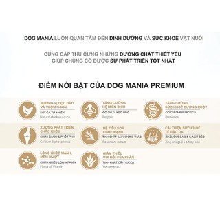 Hạt Dog Mania Thức Ăn Cho Chó Trưởng Thành  giàu vitamin và khoáng chất
