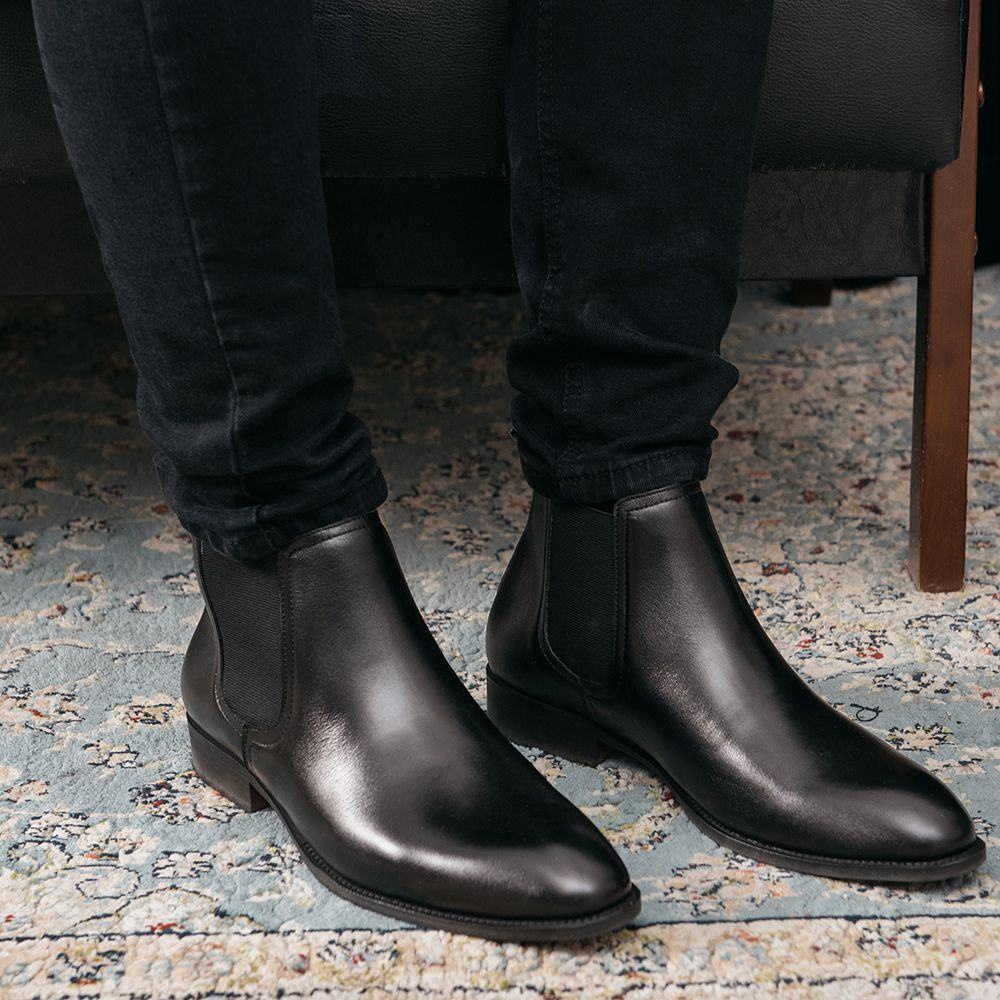 CHELSEA BOOTS HT.NEO da bò thật 100% nguyên miếng, kiểu dáng siêu sang cực HOT DN25