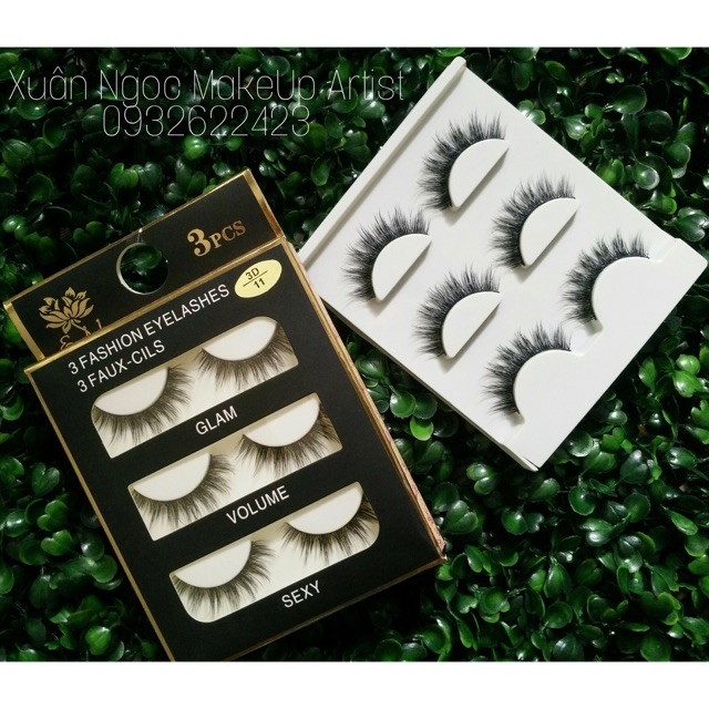 Combo 5 hộp lông mi chồn 3d