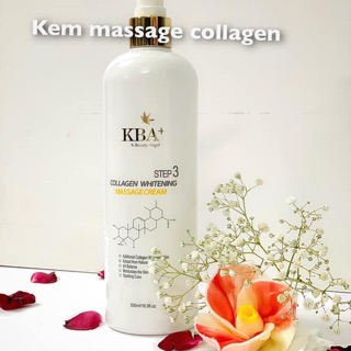 Kem massage trắng da collagen KBA