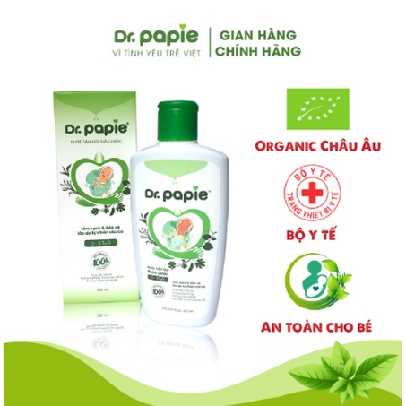 Nước Tắm Thảo Dược Dr.Papie Cho Bé 250ml