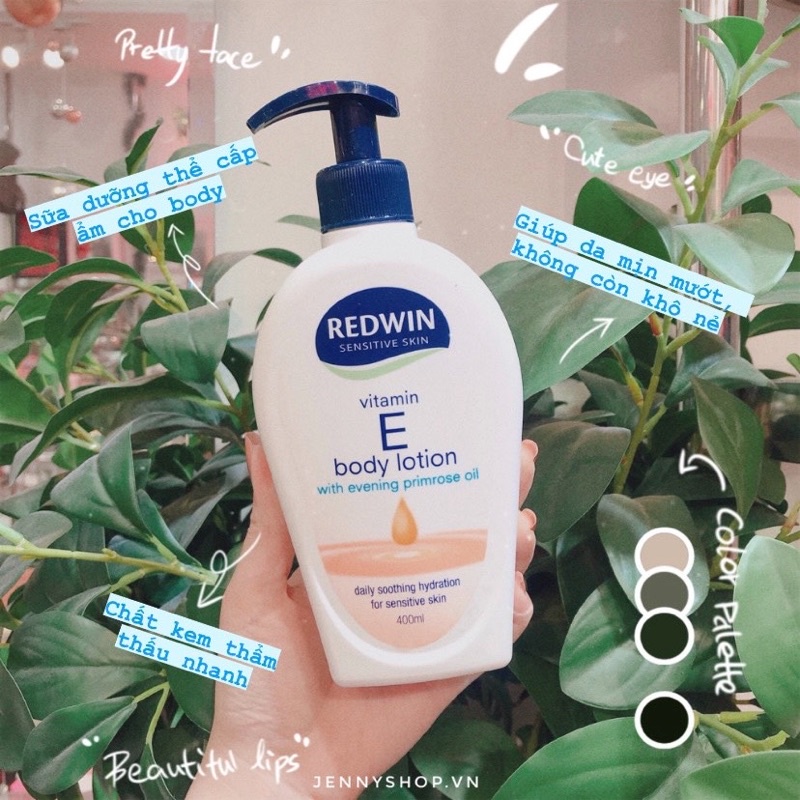 Redwin Vitamin E body lotion 400ml Shopee Việt Nam