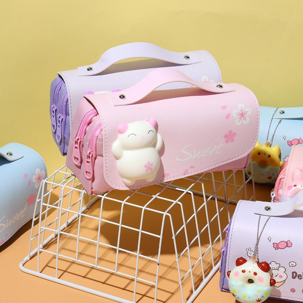 WTTLE Túi Đựng Bút Hình Mèo Dễ Thương