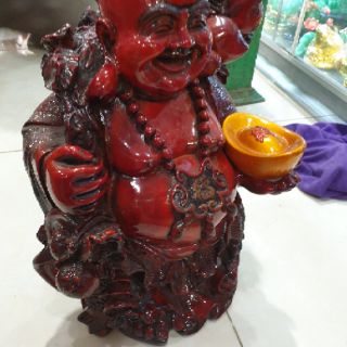 Tượng di lặc bằng bột đá cao 39cm