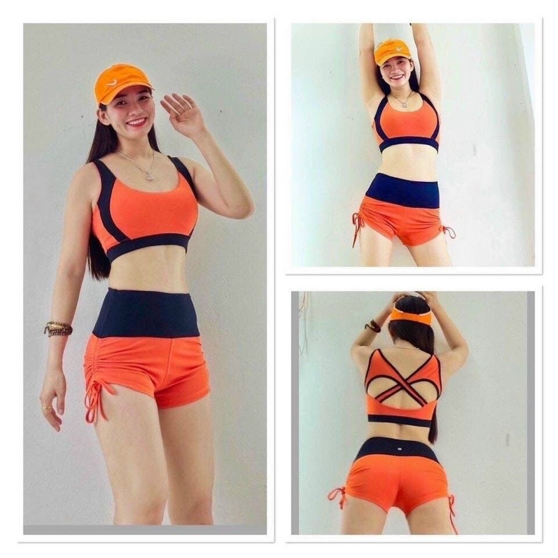 Đồ tập thể thao gym -yoga 2mảnh phối màu siêu xinh ( hàng có sẵn ô