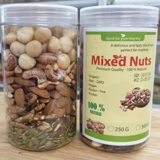 Hạt mix (maca,hạnh nhân.điều,óc cho,bí)