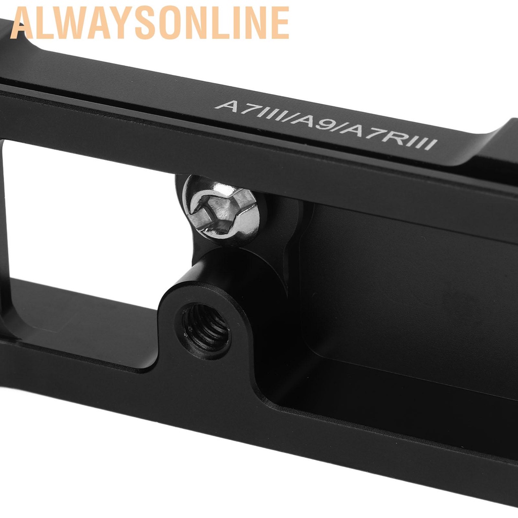 Giá đỡ chụp ảnh hình chữ L nằm dọc/ ngang tháo nhanh bằng hợp kim nhôm cho Sony A7III A7RIII A9 A7M3