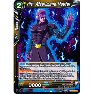 Thẻ bài Dragonball - TCG - Hit, Afterimage Master / BT7-080'