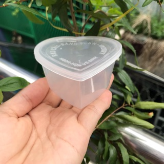 Combo 50 khuôn bánh flan hình tim 55k