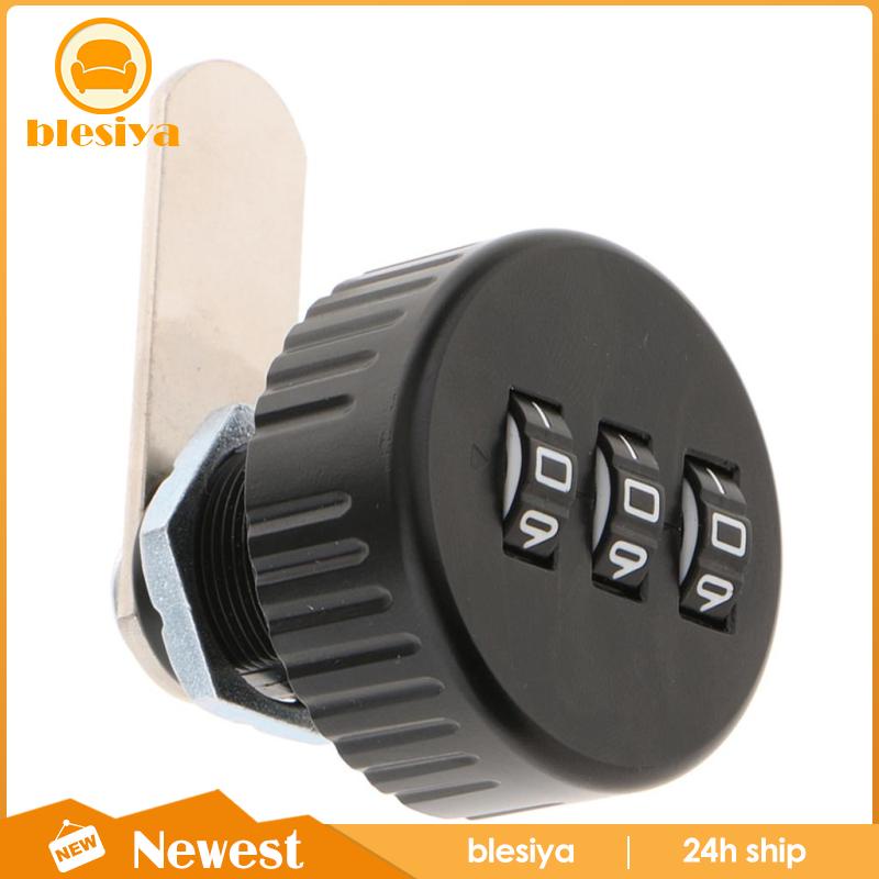 Ổ Khóa Hộp Thư 3 Chữ Số Bằng Hợp Kim Màu Đen