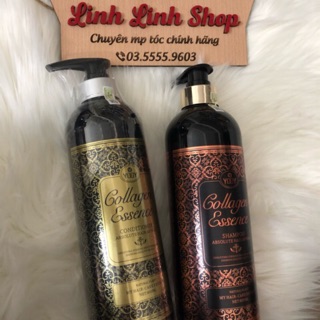 [ CHÍNH HÃNG ] COMBO 1 GỘI 1 XẢ COLLAGEN ESSENCE PHỤC HỒI TÓC 800 ml