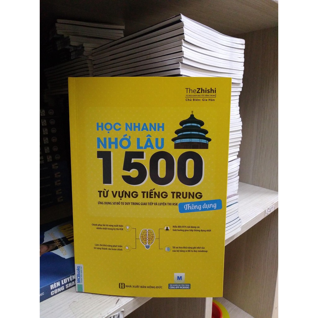 Sách - Học Nhanh Nhớ Lâu 1500 Từ Vựng Tiếng Trung Thông Dụng