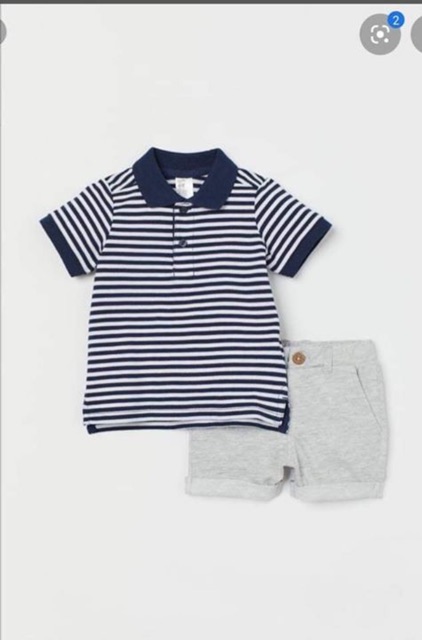 Set bộ bé trai h&m 12-18 kelly