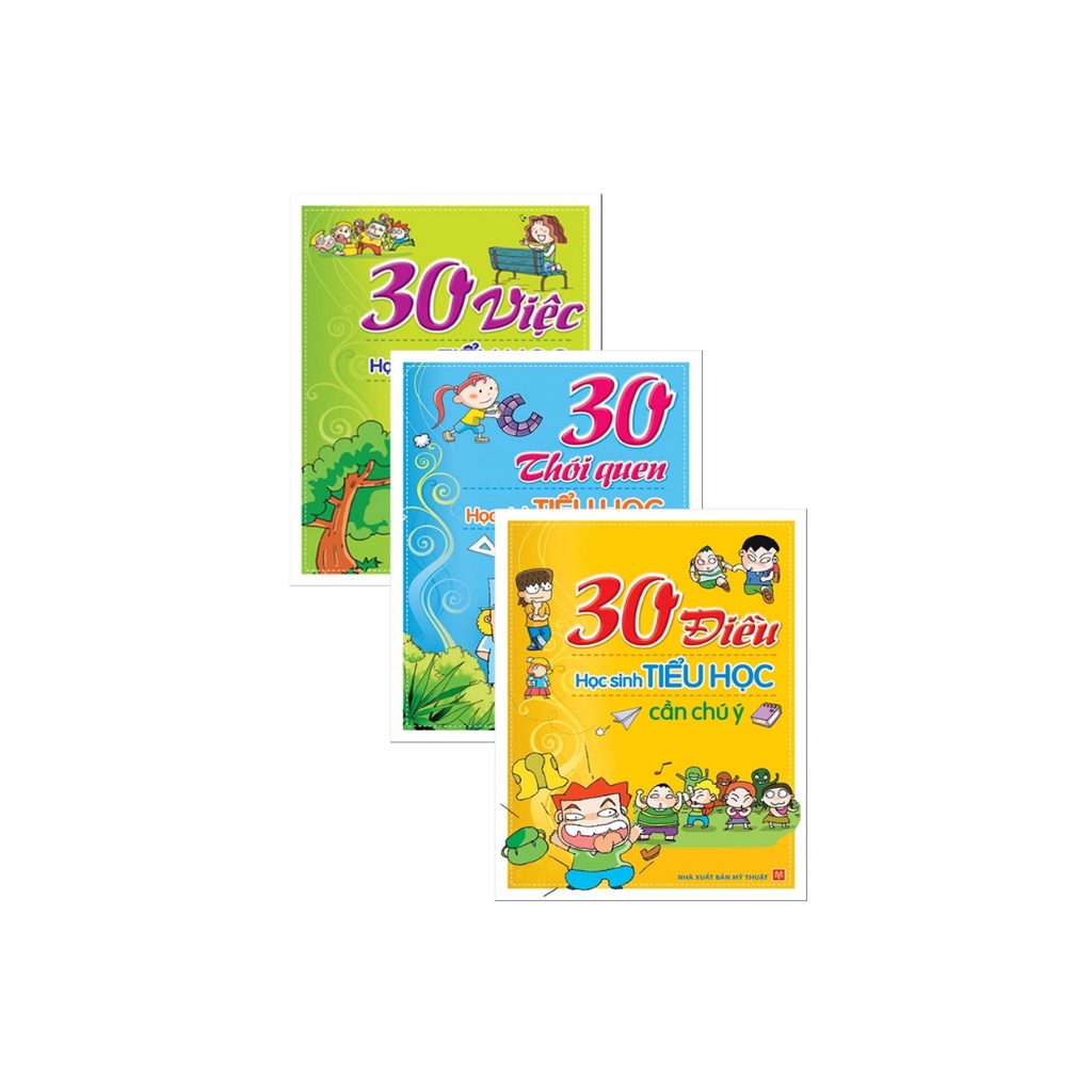 Sách - 30 Điều Học Sinh , 30 Thói Quen Học Sinh , 30 Việc Học Sinh ( Bộ 3 Cuốn )