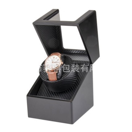 Hộp Lắc Đồng Hồ Cơ 1 Xoay Gỗ Nâu