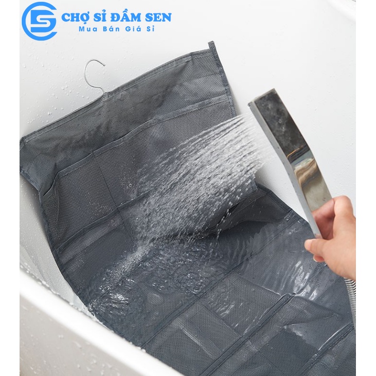 Túi lưới treo đựng đồ 2 mặt nhiều ngăn, túi đựng đồ cá nhân thông minh tiện ích G389-TuiLuoi-30N
