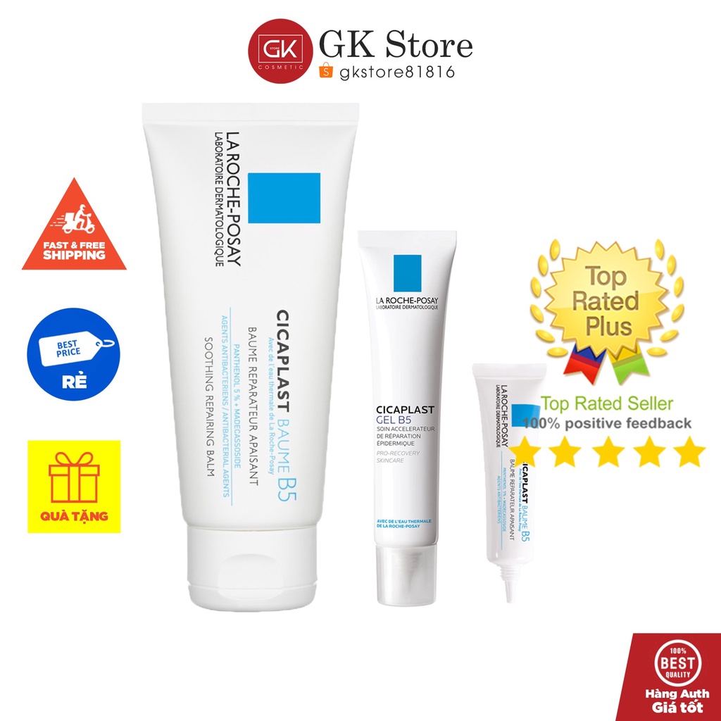 Kem La Roche-Posay Cicaplast Baume B5 Dưỡng Giảm Kích Ứng Da 15ml/40ml/100ml